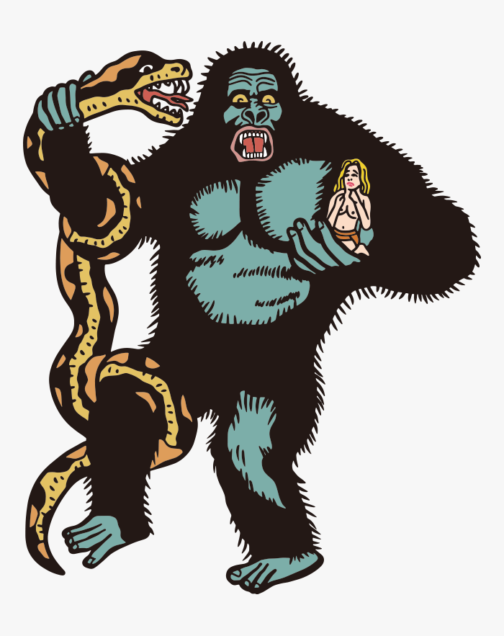 King Kong-illustratie