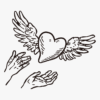 Liefde met vleugels/illustratie - Afbeelding 2