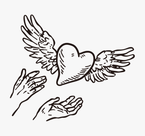 Amor con alas / ilustración