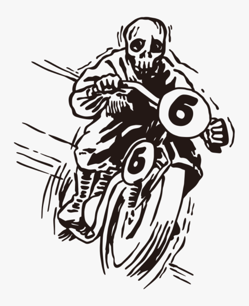 Skeleton Rider/ Off-road bike