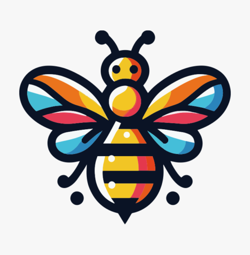 Design de ícone de abelha 01