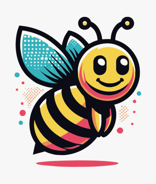 Design de ícone de abelha 02