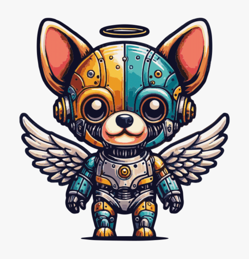 Ángel robot chihuahua 01
