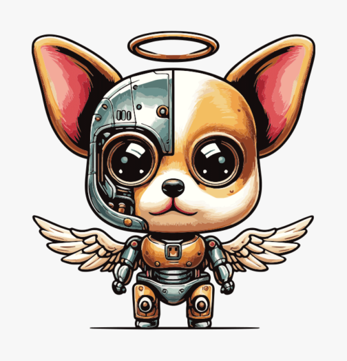 Ángel robot chihuahua 02