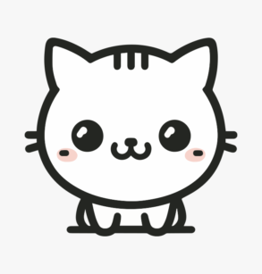 ícone de gato fofo