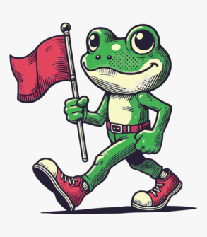 Personagem de ilustração de sapo 01