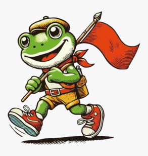 Personagem de ilustração de sapo 02