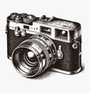 Clip art de câmera retrô