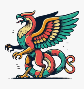 키메라, 독수리 몸통, 뱀 꼬리 02 / 일러스트